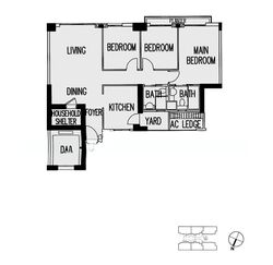 Blk 1A The Pinnacle@Duxton (Bukit Merah), HDB 4 Rooms #591943721